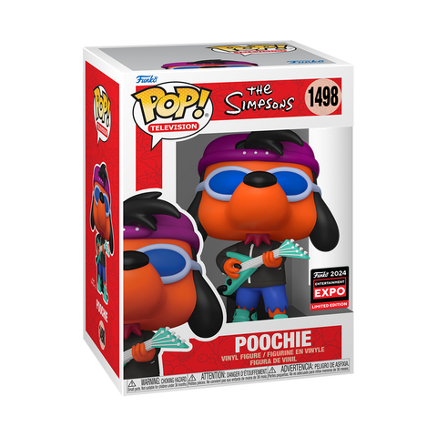 FUNKO POP! THE SIMPSONS POOCHIE #1498 [C2E2 Shared Entertainment EXPO] *PREORDER*