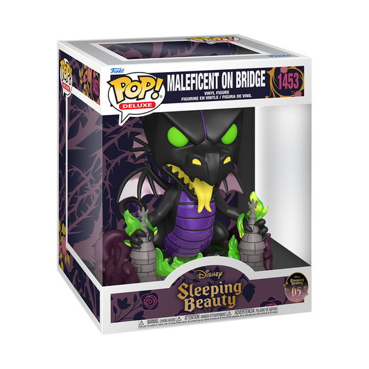 Funko Pop! Disney Sleeping Beauty MALEFICENT ON BRIDGE #1453 - AURORA WITH OWL #1454 - MALEFICENT WITH CANDLE #1455 - MERRYWEATHER #1456 - PRINCE PHILIP #1457- OWL AS PRINCE #1458