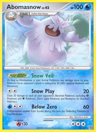 Abomasnow Stormfront - Rare