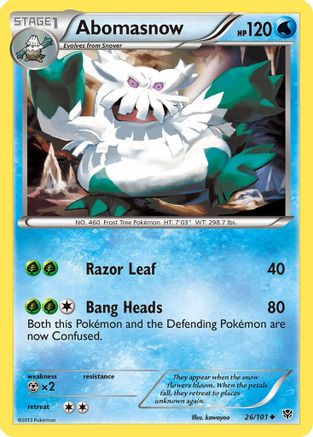 Abomasnow Plasma Blast - Uncommon