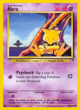 Abra 067/110 Legendary Collection - Common