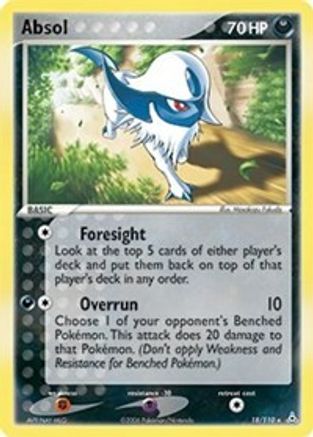 Absol - Reverse Holofoil Holon Phantoms - Rare