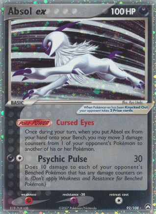 Absol ex - Holofoil Power Keepers - Ultra Rare