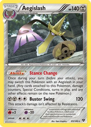 Aegislash (85) XY Base Set - Rare