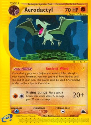 Aerodactyl Skyridge - Rare