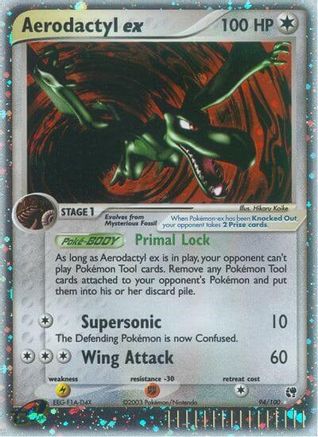 Aerodactyl ex - Holofoil Sandstorm - Ultra Rare