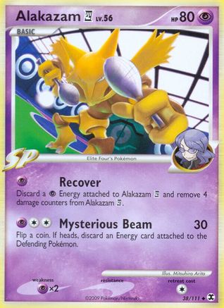 Alakazam E4 038 - Reverse Holofoil Rising Rivals - Uncommon