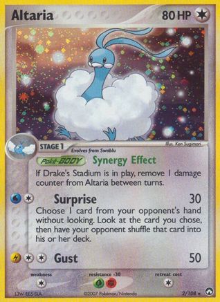 Altaria - Reverse Holofoil Power Keepers - Holo Rare