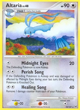 Altaria - Reverse Holofoil Platinum - Rare