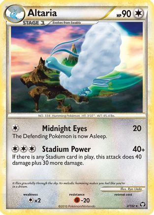 Altaria - Holofoil Triumphant - Holo Rare