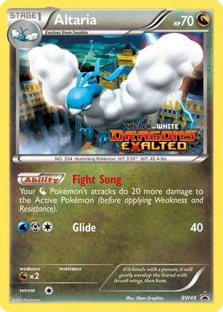 Altaria - BW48 (Prerelease) - Holofoil Black and White Promos - Promo