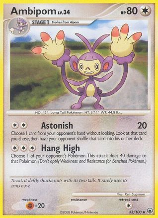 Ambipom 035 Majestic Dawn - Uncommon