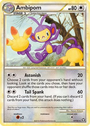 Ambipom - Reverse Holofoil Triumphant - Rare
