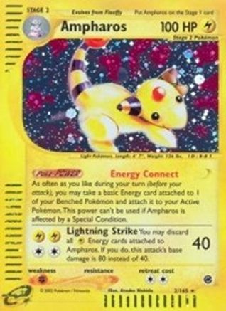Ampharos (2) - Holofoil Expedition - Holo Rare