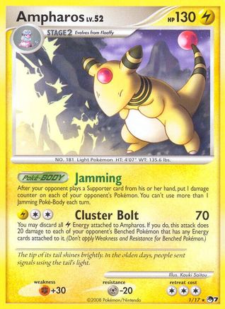Ampharos/017 - Holofoil POP Series 7 - Rare