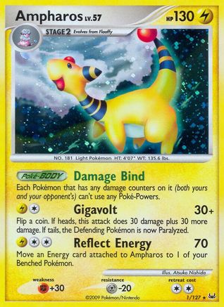 Ampharos - Reverse Holofoil Platinum - Holo Rare