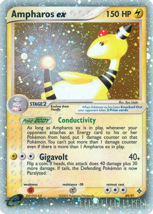 Ampharos ex - Holofoil Dragon - Ultra Rare