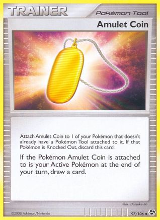 Amulet Coin - Reverse Holofoil Great Encounters - Uncommon