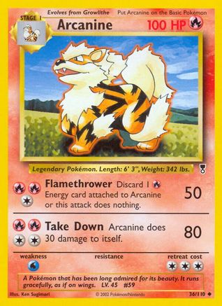 Arcanine Legendary Collection - Uncommon
