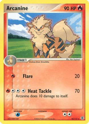 Arcanine/112 FireRed & LeafGreen - Rare