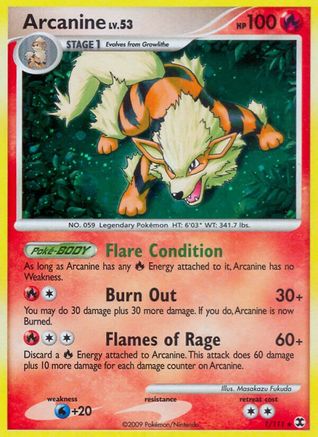 Arcanine - Holofoil Rising Rivals - Holo Rare