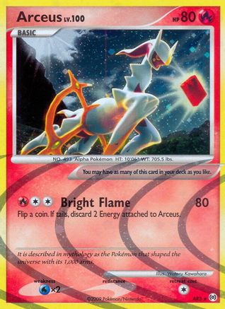 Arceus (AR3) (AR3) AR3 - Holofoil Arceus - Holo Rare