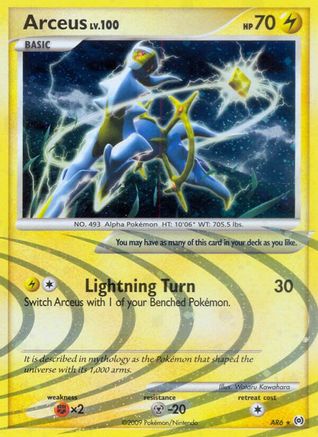 Arceus (AR6) (AR6) AR6 - Holofoil Arceus - Holo Rare