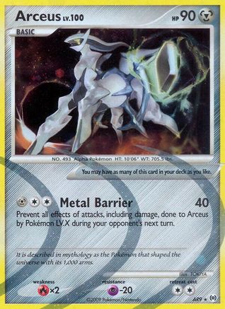 Arceus (AR9) (AR9) AR9 - Holofoil Arceus - Holo Rare