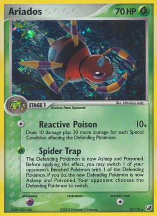 Ariados - Holofoil Unseen Forces - Holo Rare