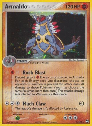 Armaldo - Holofoil Power Keepers - Holo Rare