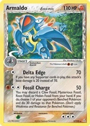 Armaldo (Delta Species) - Holofoil Holon Phantoms - Holo Rare