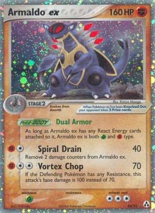 Armaldo ex - Holofoil Legend Maker - Ultra Rare