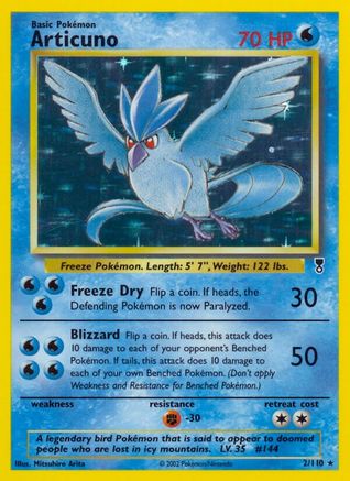 Articuno - Reverse Holofoil Legendary Collection - Holo Rare