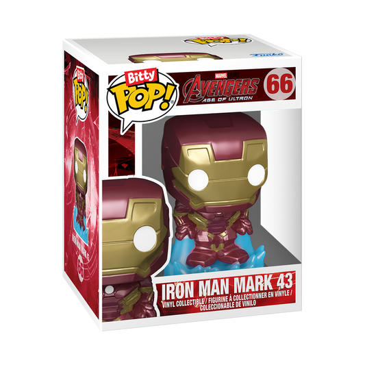 Funko Pop! Bitty Bot: Marvel - Hulkbuster And Iron Man #66