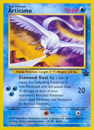 Articuno (22) (22) 022 WoTC Promo - Promo