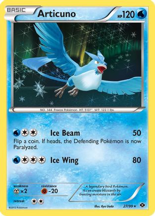 Articuno 027 - Reverse Holofoil Next Destinies - Holo Rare
