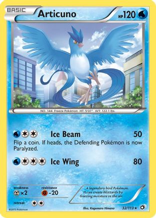 Articuno 032 - Holofoil Legendary Treasures - Holo Rare