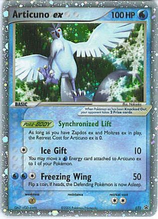 Articuno ex - 032 (EX Collector's Window Tins) - Holofoil Nintendo Promos - Promo