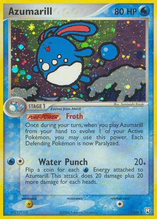 Azumarill - Reverse Holofoil Team Rocket Returns - Holo Rare