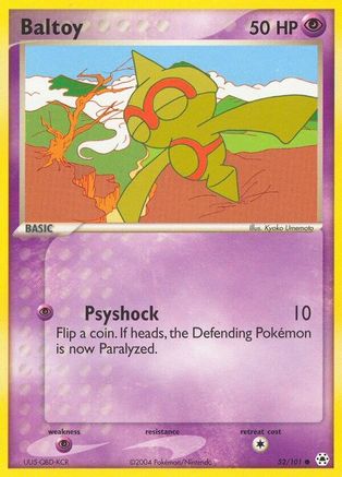 Baltoy - 52/101/101 Hidden Legends - Common