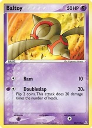 Baltoy - Reverse Holofoil Holon Phantoms - Common