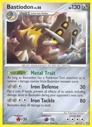 Bastiodon - Reverse Holofoil Platinum - Rare