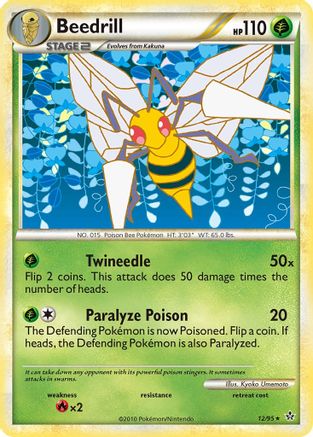 Beedrill - Reverse Holofoil Unleashed - Rare