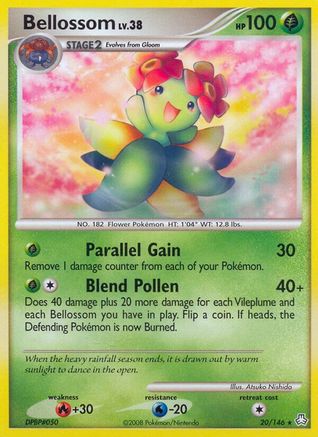 Bellossom - Reverse Holofoil Legends Awakened - Rare