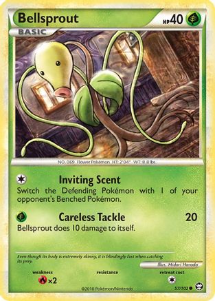 Bellsprout - Reverse Holofoil Triumphant - Common