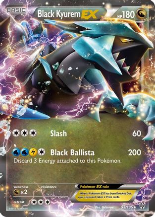 Black Kyurem EX 095 - Holofoil Plasma Storm - Ultra Rare