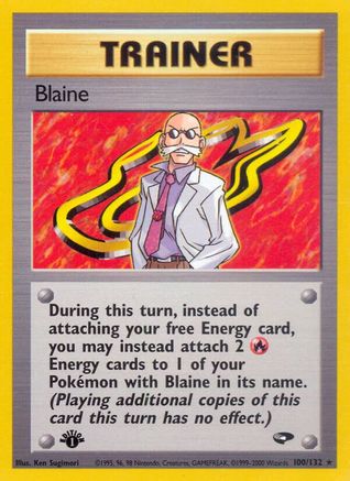 Blaine (100) (100) 100 - Unlimited Gym Challenge - Rare
