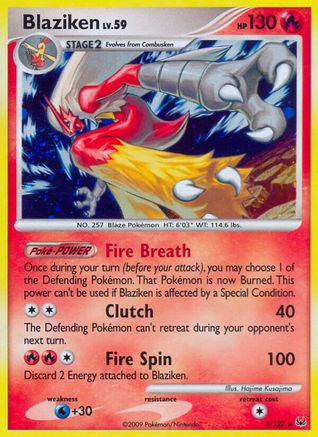 Blaziken - Holofoil Platinum - Holo Rare