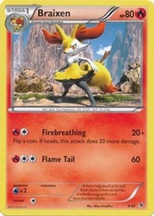 Braixen Kalos Starter Set - Common