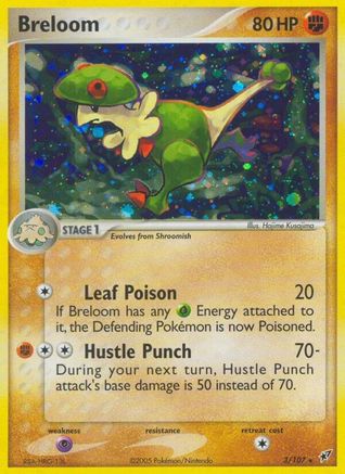 Breloom - Reverse Holofoil Deoxys - Holo Rare